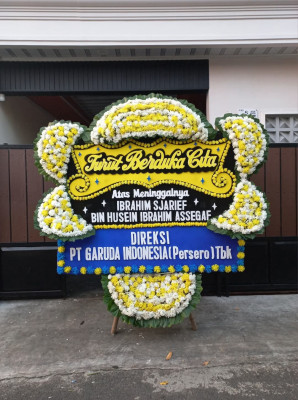 Papan Bunga Duka di Kareo
