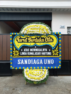 Papan Bunga Duka di Kareo